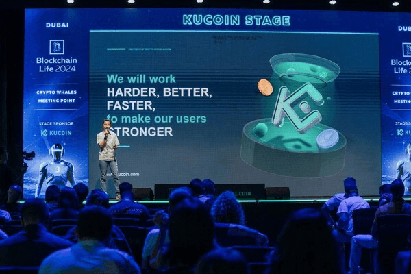 KuCoin CEO Alicia Kao taler for kryptovalutauddannelse og sikkerhedsinnovationer ved Blockchain Life 2024