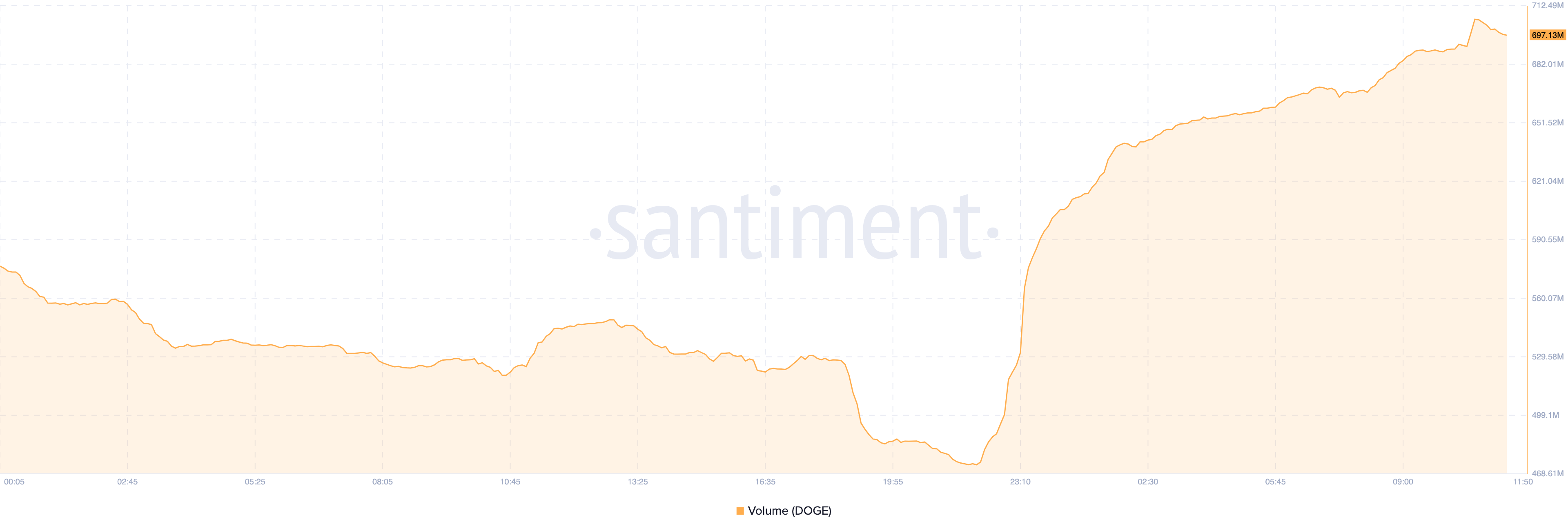 Dogecoin Volumen.