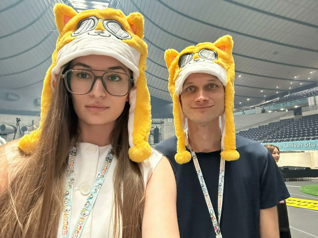Vitalik Buterin med sin rygtede kæreste