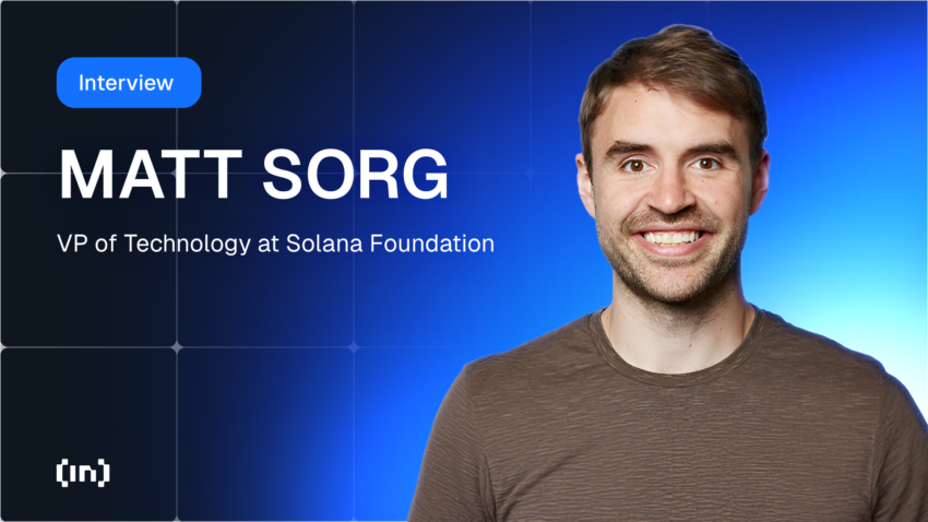 Solana Foundations VP for teknologi, Matt Sorg, analyserer løsninger til skalering og netværkstrængsel