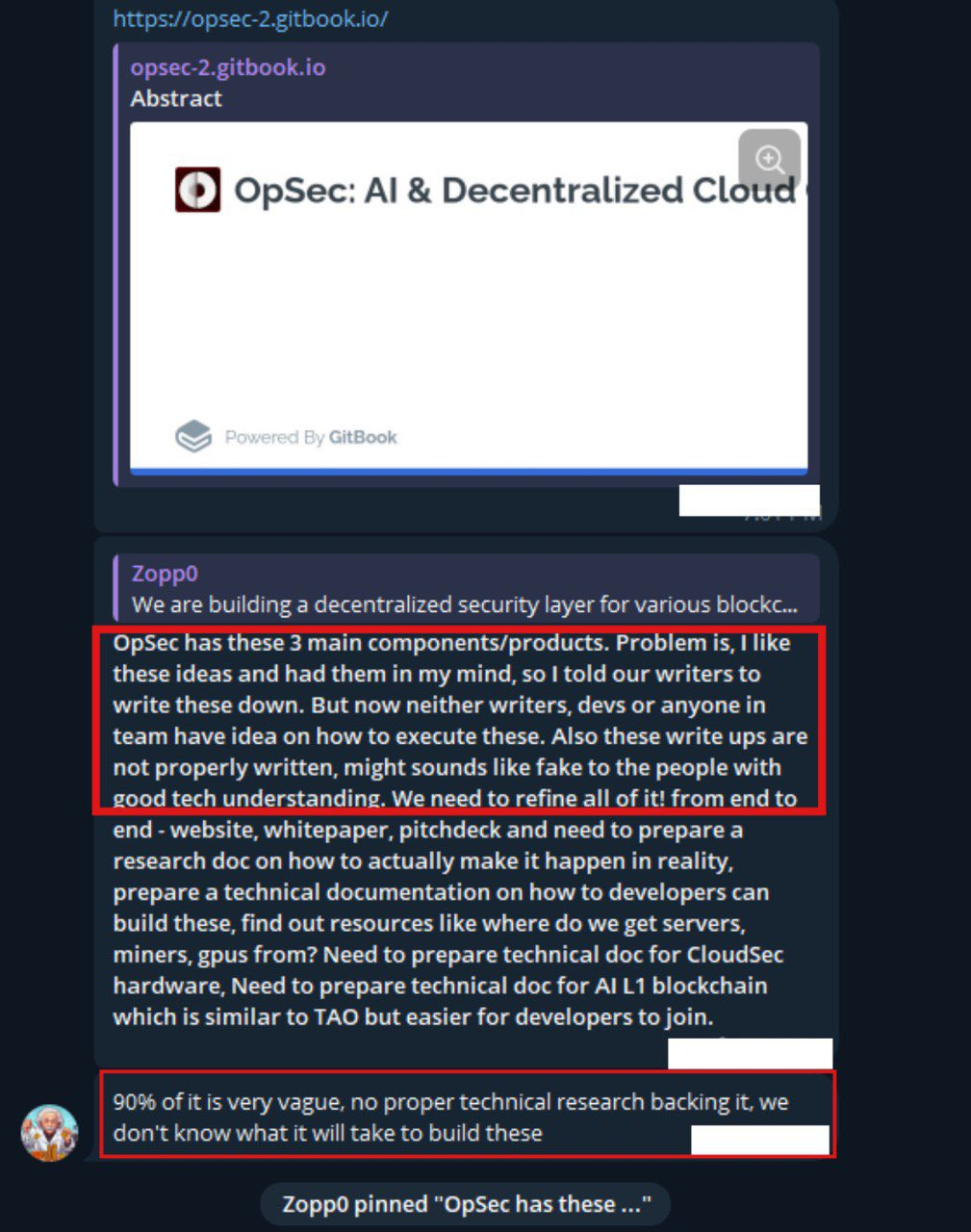 ZachXBT's lækkede OpSec-dokument