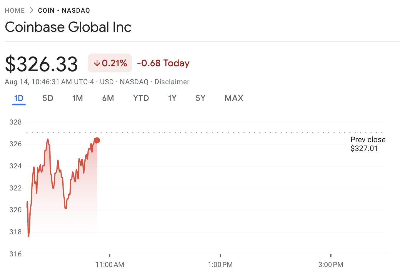 Coinbase Kursudvikling